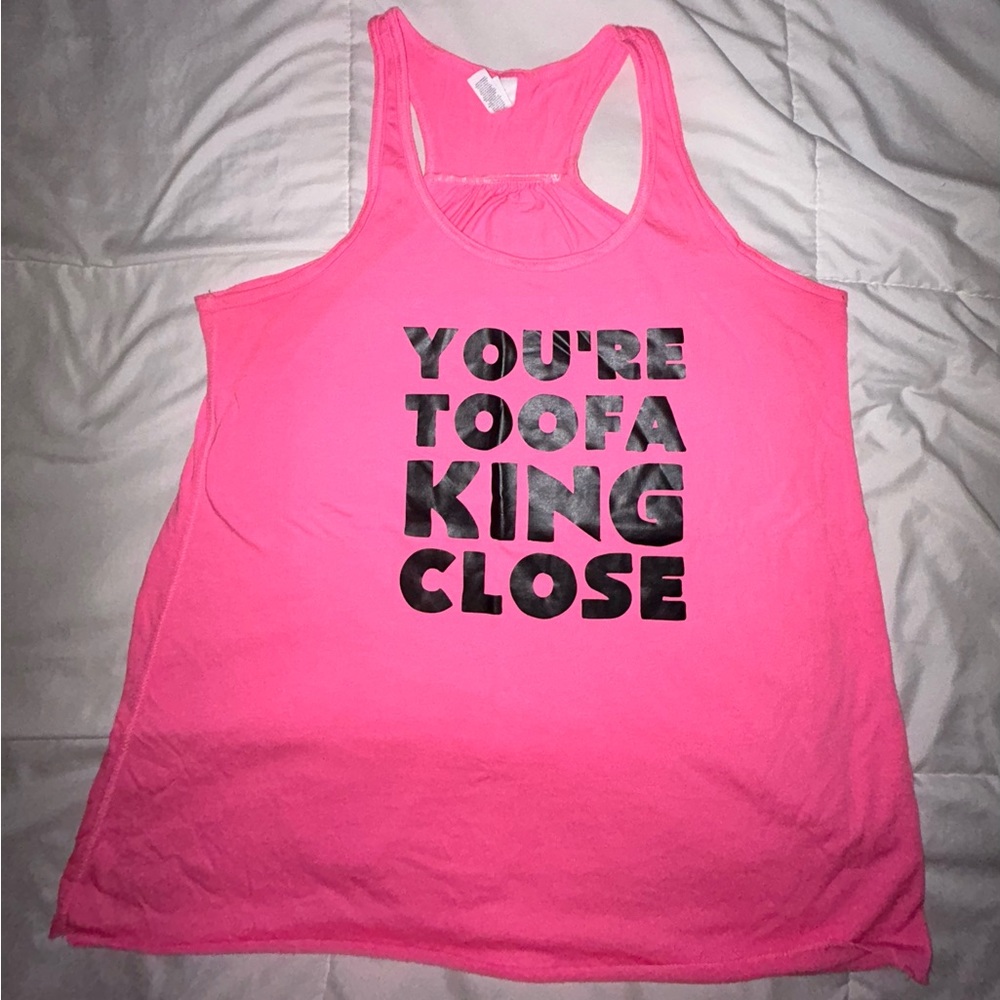 CVG size L you’re toofa king close tank top